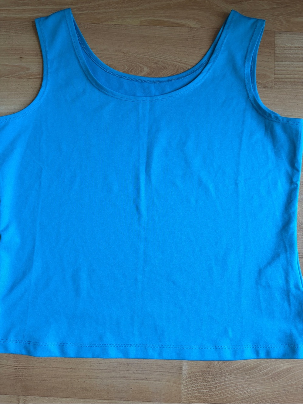 Teal blue tank top PS